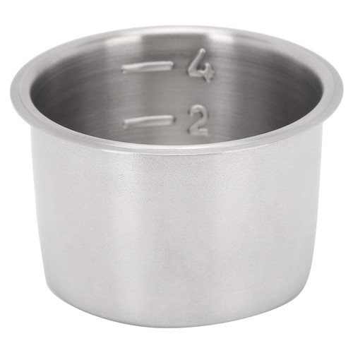 Coffee Filter, 4 Cups 51mm Stainless Steel Single Wall NonPressurized Porous Filter Basket Fit for DeLonghi, for EUPA, for Donlim, for Breville