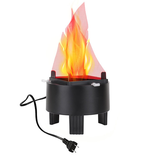 Katech LED Artificial Flame Lamp Fake Fire Light Stage Effect LED Silk Flame Lamp Campfire Lamp Prop Flame Light for Halloween, Christmas, Festival, Holiday, Party, Bar or Home Decoration