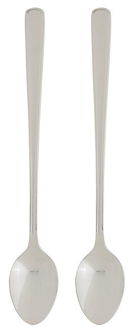Fino Iced Tea Spoons, Set of 2, Stainless Steel