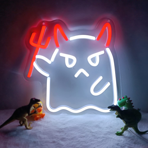 Devil Neon Signs Beer Bar Bedroom Art Man Cave Neon Light Handmade LED Neon Lights Sign for Home Office Hotel Pub Cafe Recreation Room Wall Artwork Sign Decor