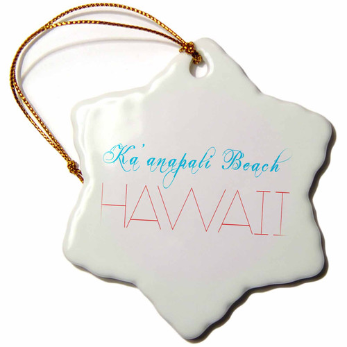3dRose American Beaches - Kaanapali Beach, Lahaina, Hawaii, Blue, red,... - Ornaments (orn-271589-1) 3dRose American Beaches - Kaanapali Beach, Lahaina, Hawaii, Blue, red,... - Ornaments (orn-271589-1)