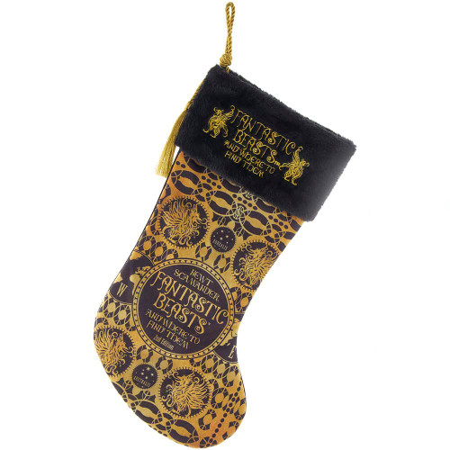 Kurt S. Adler Harry Potter Fantastic Beasts Newt Stocking, Multicolor