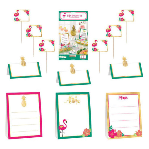 amscan 410087 Aloha Buffet Party Decorating Kit, 1 kit