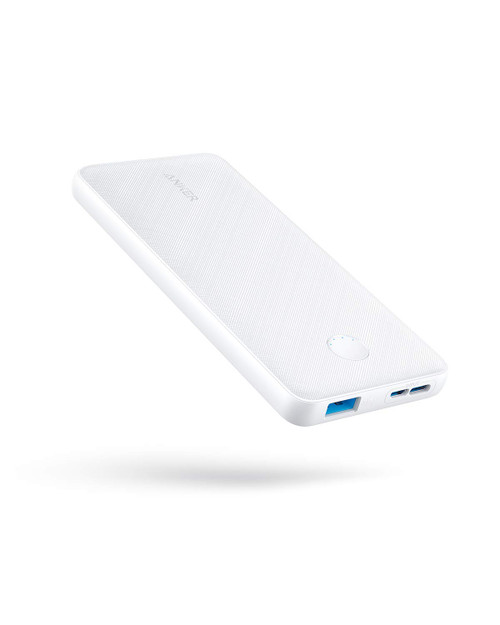 Anker Portable Charger, 313 Power Bank (PowerCore Slim 10K) 10000mAh Battery Pack with PowerIQ Charging Technology and USB-C (Input Only) for iPhone, Samsung Galaxy, and More (White) Anker Portable Charger, 313 Power Bank (PowerCore Slim 10K) 10000mAh Battery Pack with PowerIQ Charging Technology and USB-C (Input Only) for iPhone, Samsung Galaxy, and More (White)