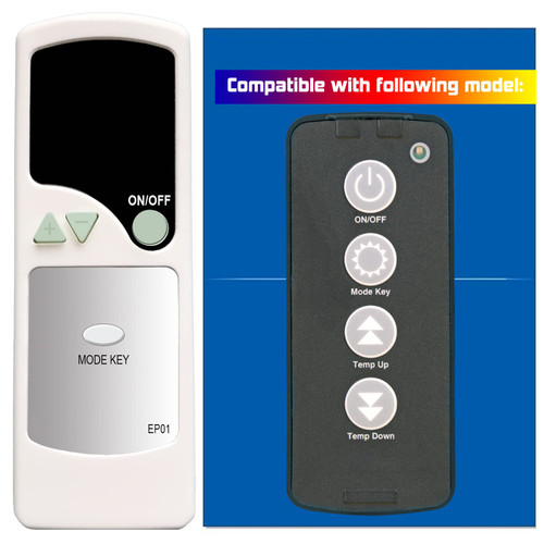 Replacement Remote Control for EdenPURE GEN4 Heater A4643/RTL YN022 US004