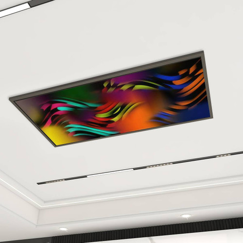 Decorative Fluorescent Light Covers for ceiling lights Colorful leopard fashion print designs Textile print design Textile light covers for ceiling lights classroom Office Home Decor 4 x 2 ft