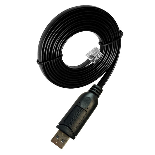 DSD TECH SH-RJ12B USB to RJ12 RJ11 6P4C RS232 Serial Cable (Black)