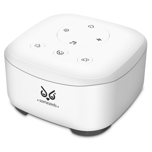 Somezeds White Noise Machine Baby for Sleeping Nursery Office Home, Memory Function, Sleep Timer, Sound Machine with 20 Soothing Sounds, Sound Machine Baby Sleep Therapy Powered by AC or USB