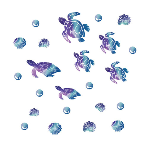 Turtle Decal, Turtle Sticker, Sea Turtle Decor, Sea Turtle Wall Decor, Turtle Stickers, Turtle Stickers and Decals, Turtle Wall Decal, Turtle Bathroom Decor, Turtle Decor, Bathroom Wall Decals