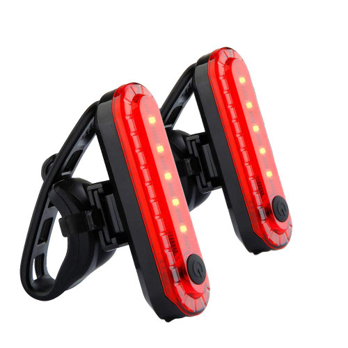 LED Modes Light USB Cycling 4 Rechargeable Front 2pc Bicycle Bike Tail Lamp Rear Bicycle Light Bicycle Rack Stand