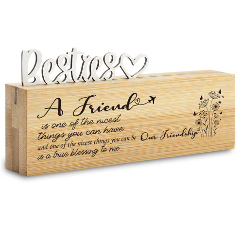 Friendship Gifts for Women Friends Sister Bestie, Best Friend Birthday Gifts for Female Besties Sister Friends BFF, Decorative Sign for Home Office Bar Table Shelf Decor Friendship Gifts for Women Friends Sister Bestie, Best Friend Birthday Gifts for Female Besties Sister Friends BFF, Decorative Sign for Home Office Bar Table Shelf Decor