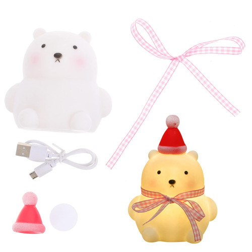Holibanna Christmas Bear Night Light Animal Night Light Kids Decor Kid Night Light Night Light Touch Bedside Lamps Nursery Night Lights Bear Light LED Night Light Animal Bear Decor Holibanna Christmas Bear Night Light Animal Night Light Kids Decor Kid Night Light Night Light Touch Bedside Lamps Nursery Night Lights Bear Light LED Night Light Animal Bear Decor