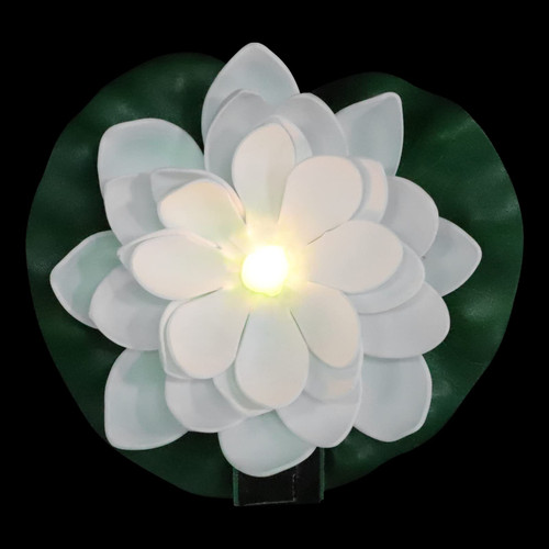 Uonlytech Solar Lights Outdoor Solar Lights Solar Floating Solar Lily Flower Lights led Floating Candles Solar Floating Pool Lights Flower Lights LED Solar Lights Outdoor Solar Lights