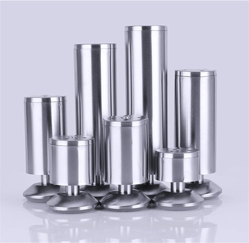 Adjustable Stainless Steel 6-30cm Furniture Legs Cabinet Table Sofa Bed Feet Furniture Legs Feet 1Pcs (Color : 30cm)