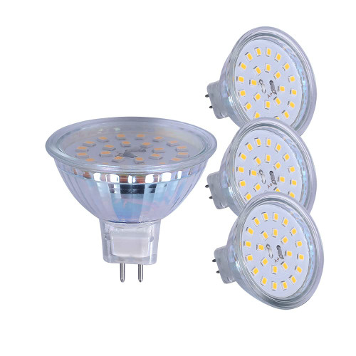 NC MR16 LED spot Light 110V 130V 120V Dimmable 5W Warm White 2700K gu5.3 Bulb 400LM Replace 50W Halogen Bulb (4pcs mr16 120V Dimmable Warm White)