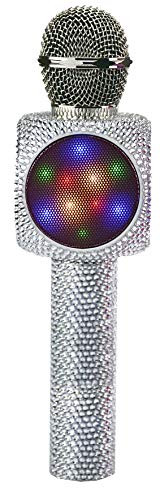 Wireless Express Sing-Along Bling Bluetooth Karaoke Microphone and Bluetooth Stereo Speaker All-in-One