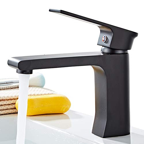 Bathroom Sink Faucet Matte Black Single Handle Basin Sink Short Faucets,one hole vanity lavatory sink faucets,Beelee