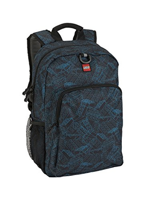LEGO Kids Blue Print Heritage Classic Backpack, Black One Size LEGO Kids Blue Print Heritage Classic Backpack, Black One Size