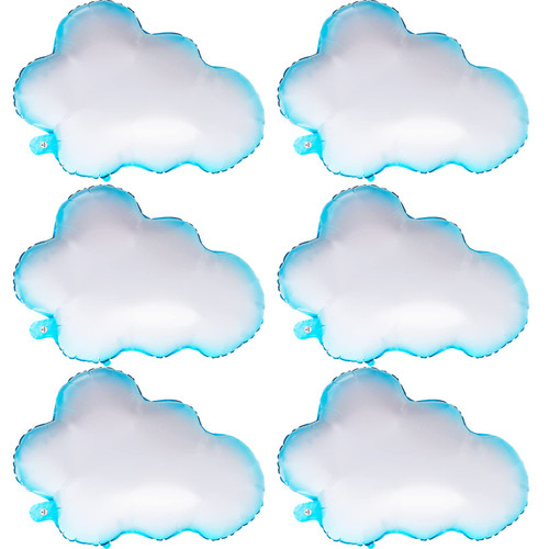 6Pcs White Cloud Foil Balloons Blue Sky White Cloud Balloons White Cloud Themed Party Foil Balloons Cloud Shaped Foil Balloons For Baby Shower Cloud Themed Party Birthday Decoration Supplies 6Pcs White Cloud Foil Balloons Blue Sky White Cloud Balloons White Cloud Themed Party Foil Balloons Cloud Shaped Foil Balloons For Baby Shower Cloud Themed Party Birthday Decoration Supplies