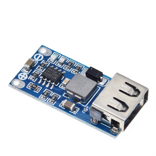 HIIGH DC-DC 9V 12V 24V to 5V 3A USB Step-Down Voltage Regulator Module Converter Phone Charger Car Power Supply Module 1Pcs