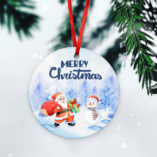 Christmas Ornaments for Christmas Tree 2022 Merry Christmas, Santa Claus Christmas Tree Decor and Snowflake Rounded Ceramic Ornament,Xmas Tree Decorations Decor Indoor Outdoor for Home Christmas Ornaments for Christmas Tree 2022 Merry Christmas, Santa Claus Christmas Tree Decor and Snowflake Rounded Ceramic Ornament,Xmas Tree Decorations Decor Indoor Outdoor for Home