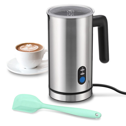 Milk Frother, Automatic Electric Stainless Steel Milk Warmers and Foam Maker, 120V Automatic Hot and Cold Milk Frother Warmer for Latte, Foam Maker for Coffee, Cappuccino, with spatula (Green) Milk Frother, Automatic Electric Stainless Steel Milk Warmers and Foam Maker, 120V Automatic Hot and Cold Milk Frother Warmer for Latte, Foam Maker for Coffee, Cappuccino, with spatula (Green)