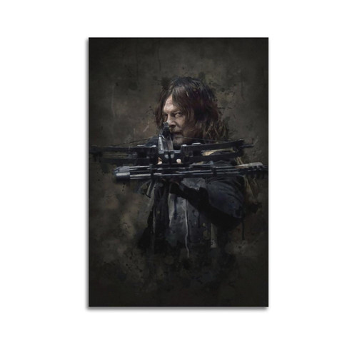 DEVINK Daryl Dixon Walking Dead Poster Decorative Painting Canvas Wall Posters And Art Picture Print Modern Family Bedroom Decor Posters 16x24inch(40x60cm) DEVINK Daryl Dixon Walking Dead Poster Decorative Painting Canvas Wall Posters And Art Picture Print Modern Family Bedroom Decor Posters 16x24inch(40x60cm)