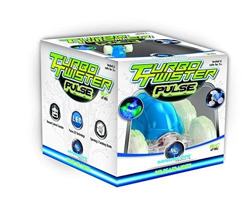 Mindscope Turbo Twister PULSE BLUE Radio Control RC Stunt Action Vehicle 49 MHz