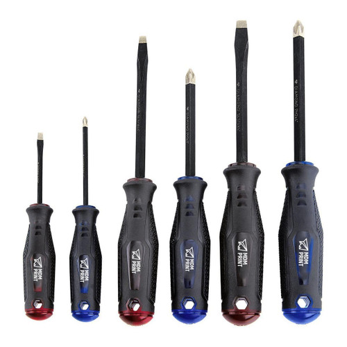 Diamond Tip Screwdrivers, 6-Piece