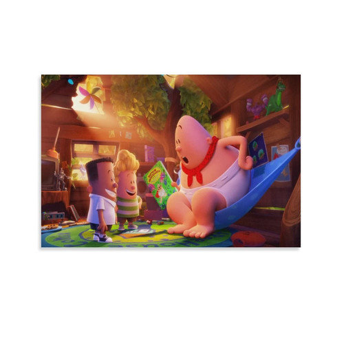 GCOYOZD Captain Underpants Movie Poster Wall Art Paintings Canvas Wall Decor Home Decor Living Room Decor Aesthetic 12x18inch(30x45cm) Unframe-Style GCOYOZD Captain Underpants Movie Poster Wall Art Paintings Canvas Wall Decor Home Decor Living Room Decor Aesthetic 12x18inch(30x45cm) Unframe-Style