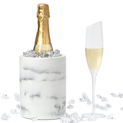 Lunavita Wine Chiller, Champagne Bottle Cooler Bucket, Kitchen Utensil Crock Holder & Flower Vase for Home, Kitchen, Holds 750ml Bottles