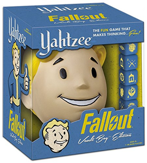 USAopoly YAHTZEE: Fallout Vault Boy Edition Game
