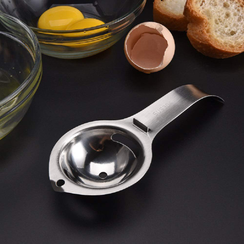 Egg Separator,Egg Yolk White Separator,Food Grade Stainless Steel Egg Divider Egg Sieve