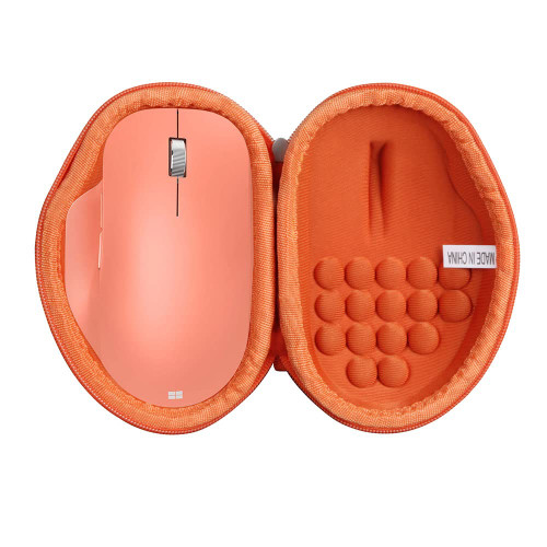 Hermitshell Hard Travel Case for Microsoft Surface Precision Mouse/Microsoft Bluetooth Ergonomic Mouse (Orange)