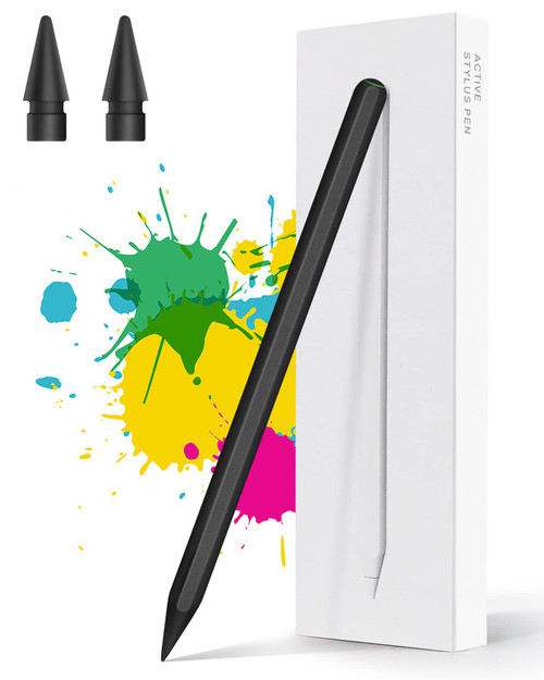 iPad Pencil 2nd Generation with Magnetic Wireless Charging, Same as Apple Pencil 2nd Generation, Compatible with iPad Pro 11/12.9 inch iPad Mini 6 iPad Air 4/5, Black