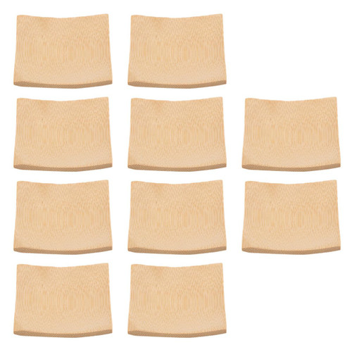 BESTOYARD 10 Pcs Ceramic Serving Tray Fruit Trays Food Serving Tray Sashimi Serving Plate Wood Sushi Plate Wooden Boat Small Square Plate Snack Plate Mini Dish Tray Appetizer Dessert Plate