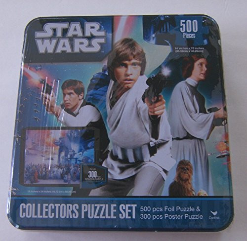 Star Wars Collectors Puzzle Set 500 Pc Foil Puzzle & 300 Pc Poster Puzzle