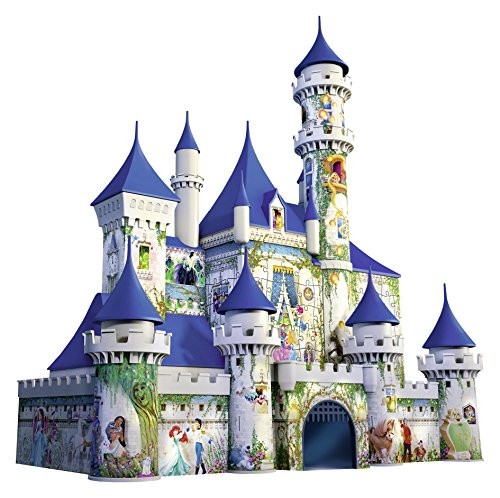 Ravensburger Disney Castle 216 Piece 3D Jigsaw Puzzle for Kids and Adults - Easy Click Technology Means Pieces Fit Together Perfectly