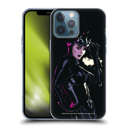 Head Case Designs Officially Licensed Batman DC Comics #46 Comic Book Cover Catwoman Soft Gel Case Compatible with Apple iPhone 13 Pro Max