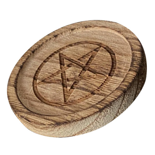 BESTOYARD Ornaments Rustic Candle Holder Natural Wedding Party Candle Holder Desk Candlestick Candelabra Candle Candle Stand Candlestick Wood Display Stand disc Desktop Wooden Decorate