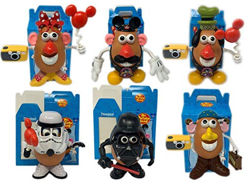 Exclusive Potato Head 6 Complete Figures Star Wars Darth Vader, Stormtrooper, Goofy & Mickey and Minnie Mouse