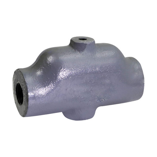 Midline Valve S1556 Boiler Air Scoop Valve for Hydronic Heating Applications; 3/4 in. FIP Connections; Cast Iron, black