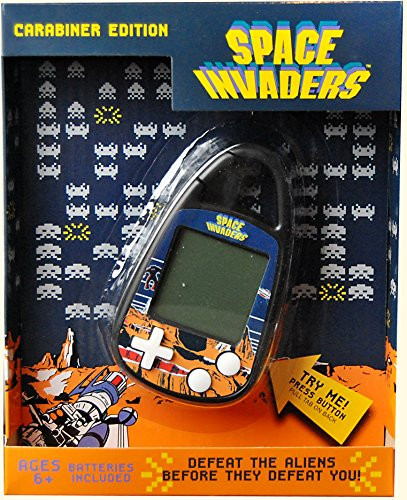 Basic Fun Space Invaders Electronic Carabiner
