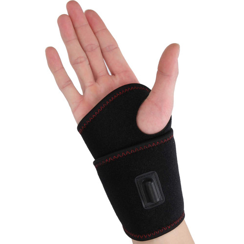Hand & Wrist Heating Pad Wraps, USB Heating Wrist Brace, Electric Heated Wrist Support Brace for Improve Blood Circulation, Arthritis, Pain Relief, Tendonitis, Joint Pain Soreness