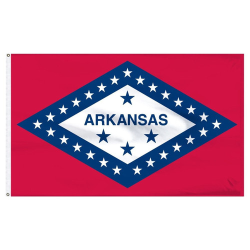 3X5 State Of Arkansas Flag 3'X5' House Banner Super Polyester Grommets