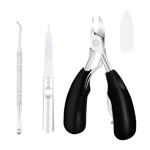 Podiatrist Toenail Clippers, Pedicure Toenail Cutters with Super Sharp Curved Blade, Professional Thick & Ingrown Toe Nail Clippers for Adults & Seniors Podiatrist Toenail Clippers, Pedicure Toenail Cutters with Super Sharp Curved Blade, Professional Thick & Ingrown Toe Nail Clippers for Adults & Seniors