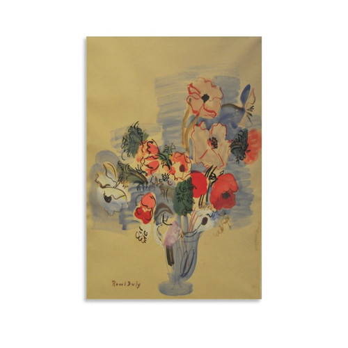 GCOYOZD Raoul Dufy Flowers Vintage Oil Painting Poster Wall Art Paintings Canvas Wall Decor Home Decor Living Room Decor Aesthetic 12x18inch(30x45cm) Unframe-Style GCOYOZD Raoul Dufy Flowers Vintage Oil Painting Poster Wall Art Paintings Canvas Wall Decor Home Decor Living Room Decor Aesthetic 12x18inch(30x45cm) Unframe-Style