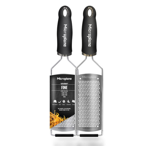 Microplane 45004 Grater Gourmet FINE, Silver