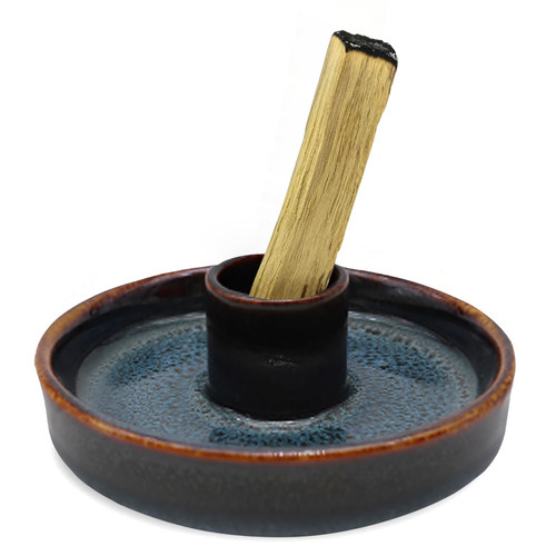 Palo Santo Holder, Palo Santo Sticks Holder, Palo Santo Burner, Ceramic Palo Santo Holder (Blue)