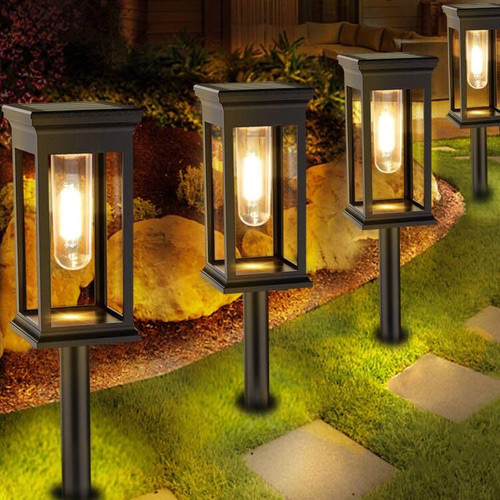 SOLARBABY Solar Pathway Lights Outdoor, 8 Pack Solar Lights Outdoor Waterproof Landscape Pathway Lights Solar Powered Garden Lights for Outside Yard Garden Path Patio SOLARBABY Solar Pathway Lights Outdoor, 8 Pack Solar Lights Outdoor Waterproof Landscape Pathway Lights Solar Powered Garden Lights for Outside Yard Garden Path Patio
